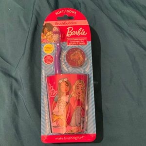 Barbie brush buddies toothbrush set